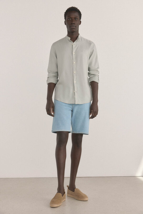 Pedro del Hierro Bermuda vaquera super ligera clara Azul