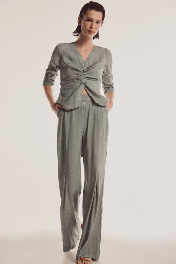 Pedro del Hierro Pantal&oacute;n flare Verde