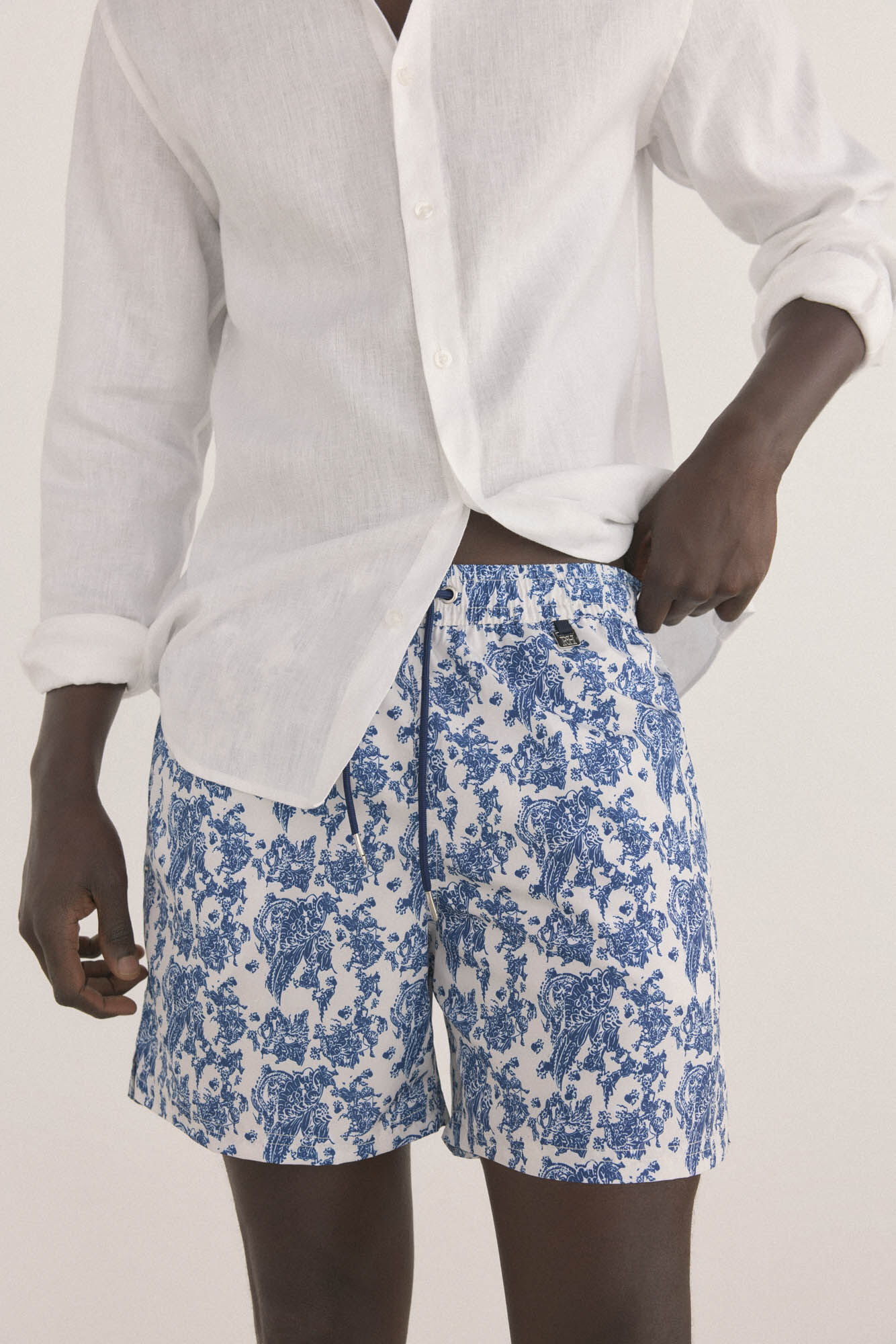 Pedro del Hierro Ba&ntilde;ador estampado floral