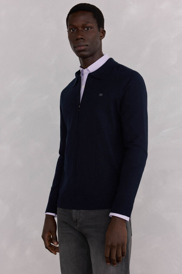 Pedro del Hierro Casaco de malha Azul