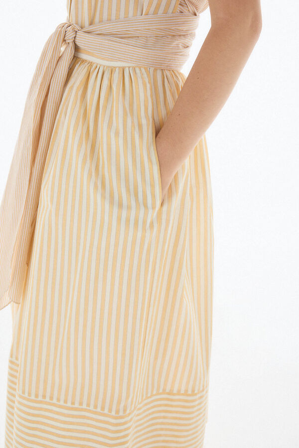 TFP by Tamara Falcó Falda rayas combinadas Amarillo