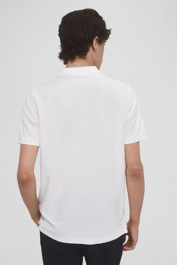 Pedro del Hierro Polo b&aacute;sico  Branco