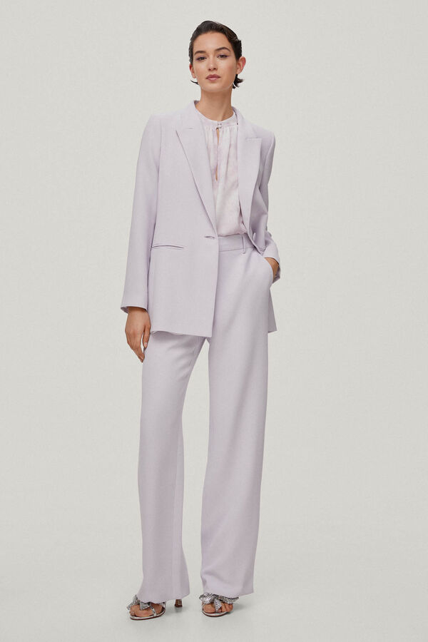 TFP by Tamara Falcó Amparo Blazer cuello solapa Morado