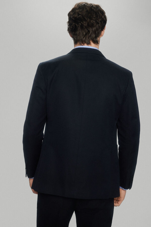 Pedro del Hierro Americana algod&oacute;n y lana Azul