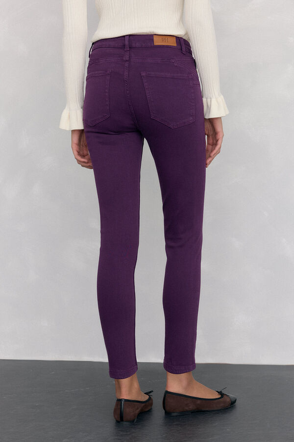 Pedro del Hierro empurrar jeans P&uacute;rpura