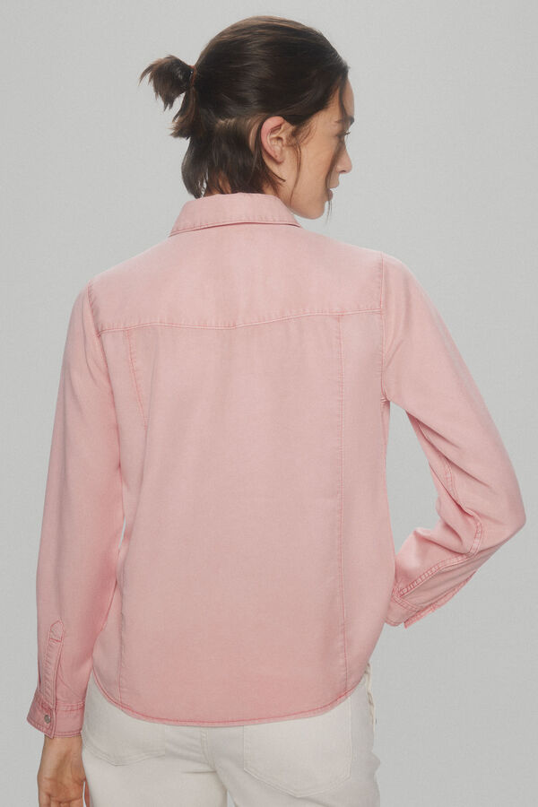 Pedro del Hierro Camisa vaquera 100% TENCEL&trade; Lyocell Rosa