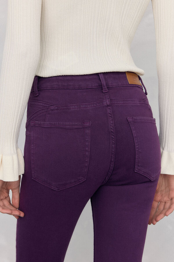 Pedro del Hierro empurrar jeans P&uacute;rpura