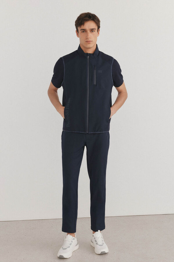 Pedro del Hierro Colete t&eacute;cnico de golfe Azul