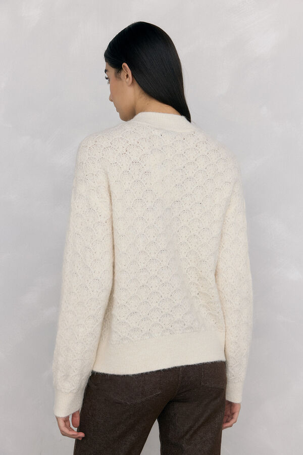 Pedro del Hierro Jersey oversize fantas&iacute;a Crudo
