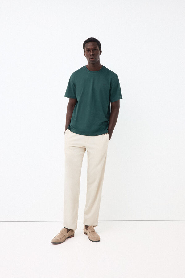 Pedro del Hierro T-shirt b&aacute;sica Verde