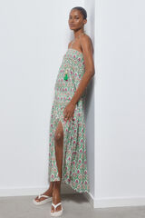 Pedro del Hierro Vestido fluido de playa Verde