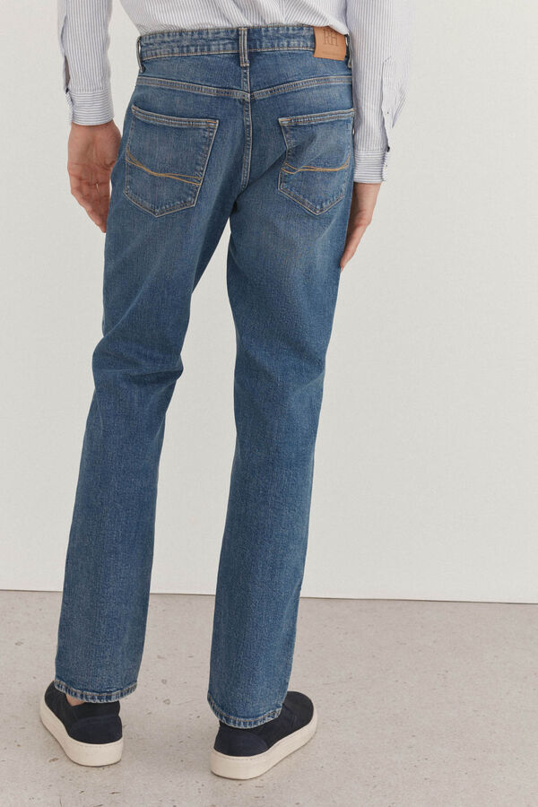 Pedro del Hierro Pantalón vaquero regular fit Azul