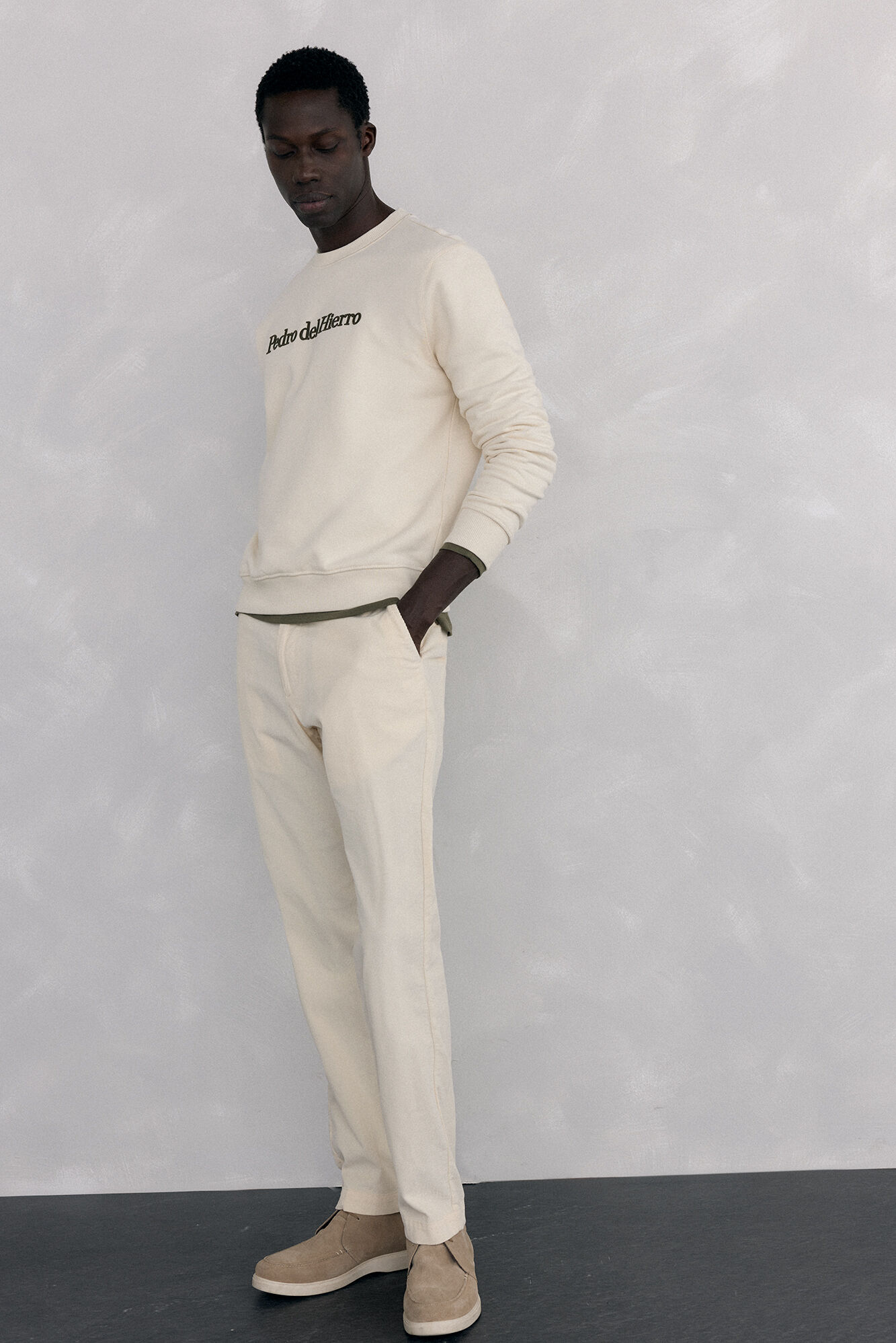 Pedro del Hierro Sudadera logo cuello caja