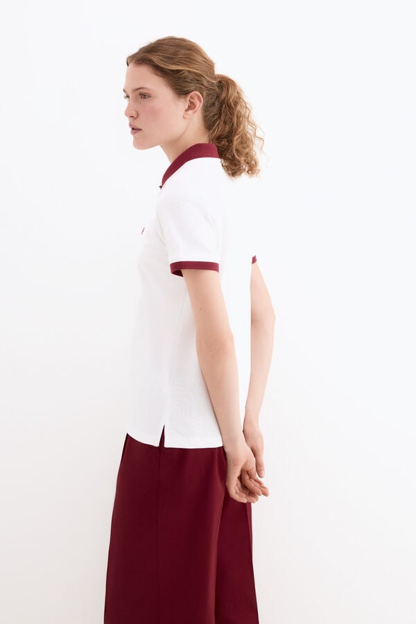 Pedro del Hierro Polo de manga curta Branco