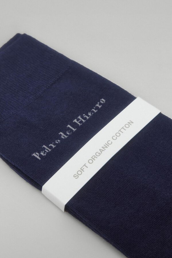 Pedro del Hierro Calcetin liso sport Azul