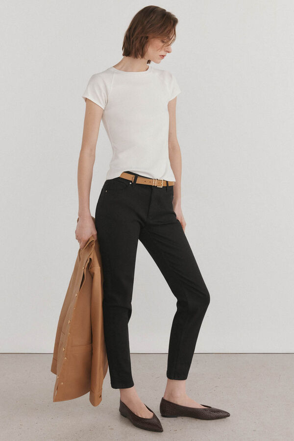 Pedro del Hierro Jeans push up Negro