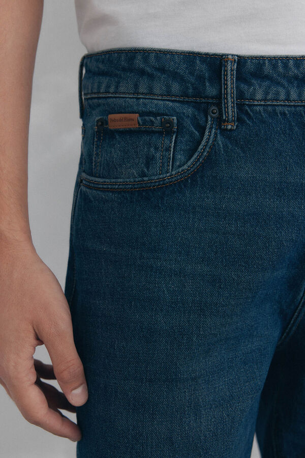 Pedro del Hierro Pantal&oacute;n vaquero straight fit Azul