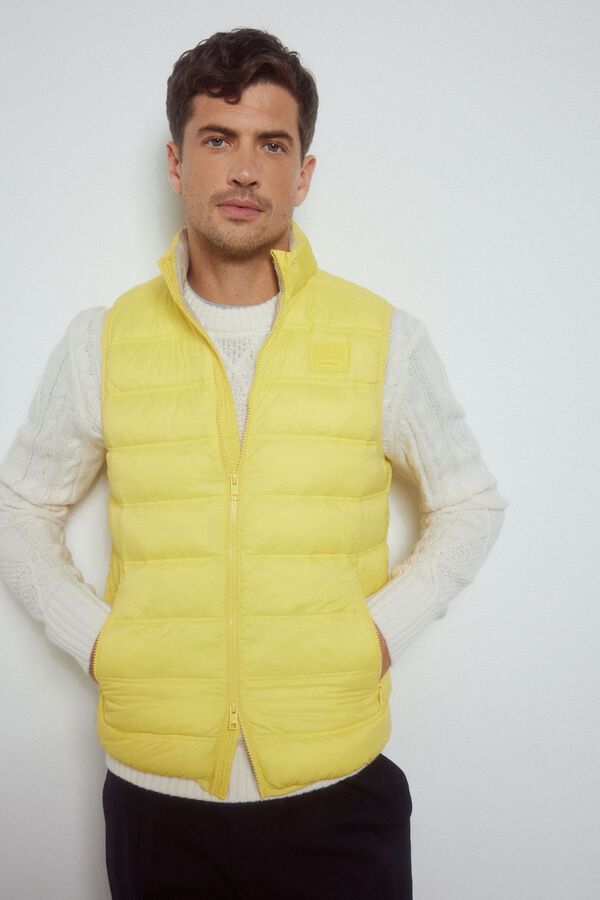 Pedro del Hierro Chaleco ultraligero impermeable Amarillo