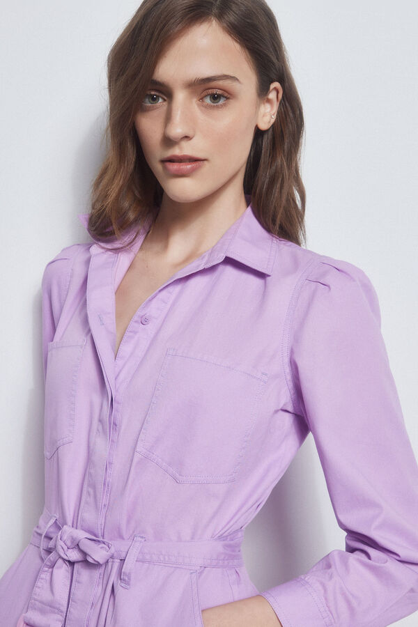 Pedro del Hierro Mono 100% algod&oacute;n Morado