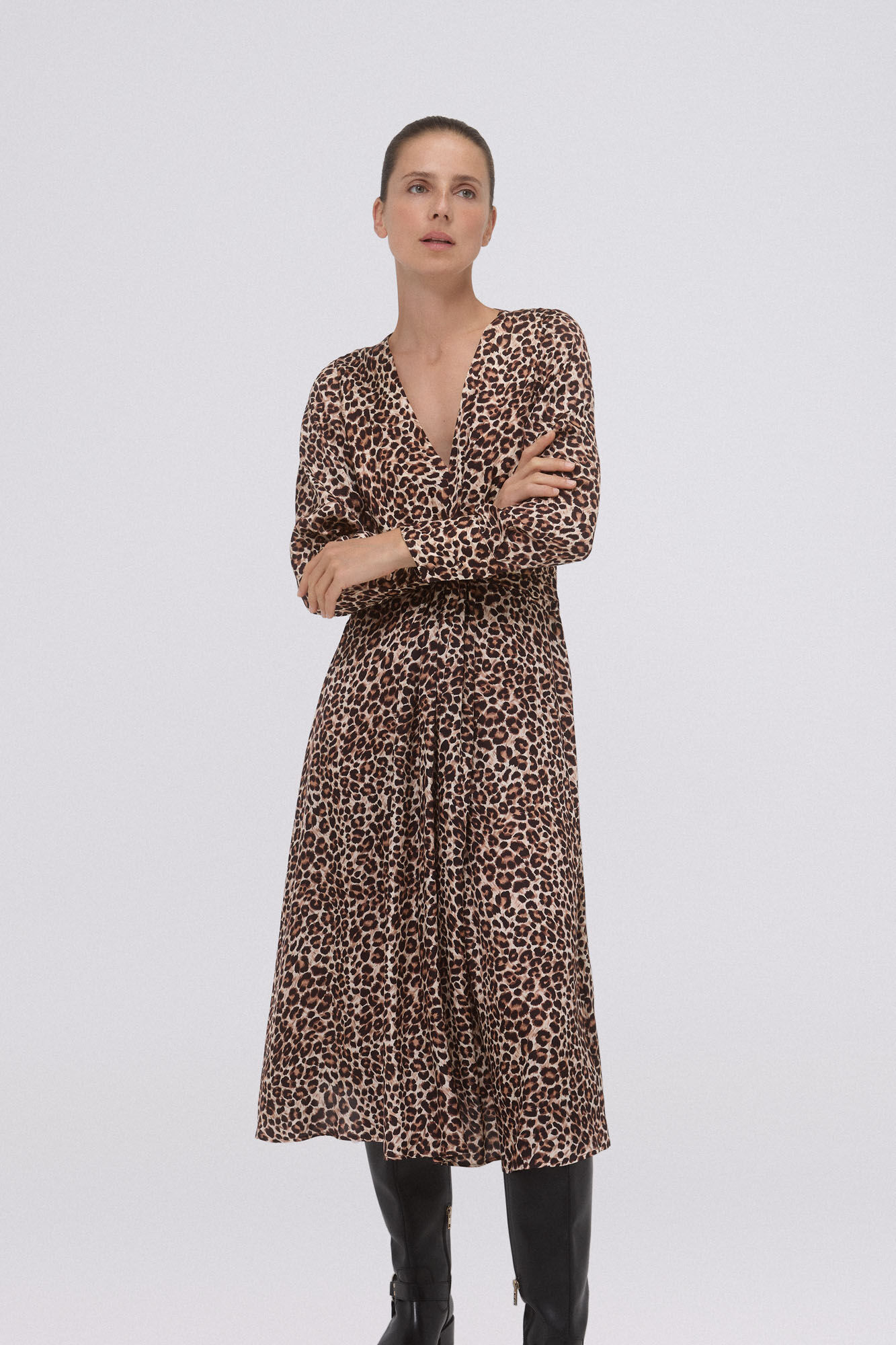 Pedro del Hierro Vestido estampado nudo