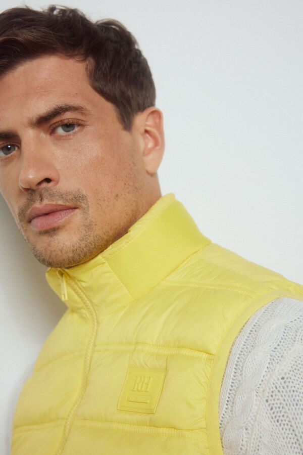Pedro del Hierro Chaleco ultraligero impermeable Amarillo