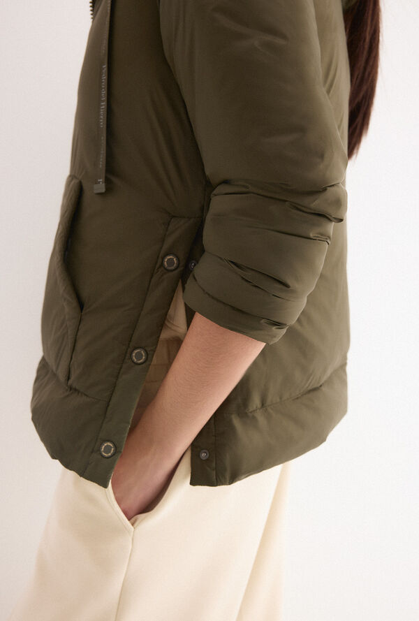 Pedro del Hierro Parka revers&iacute;vel com capuz Verde