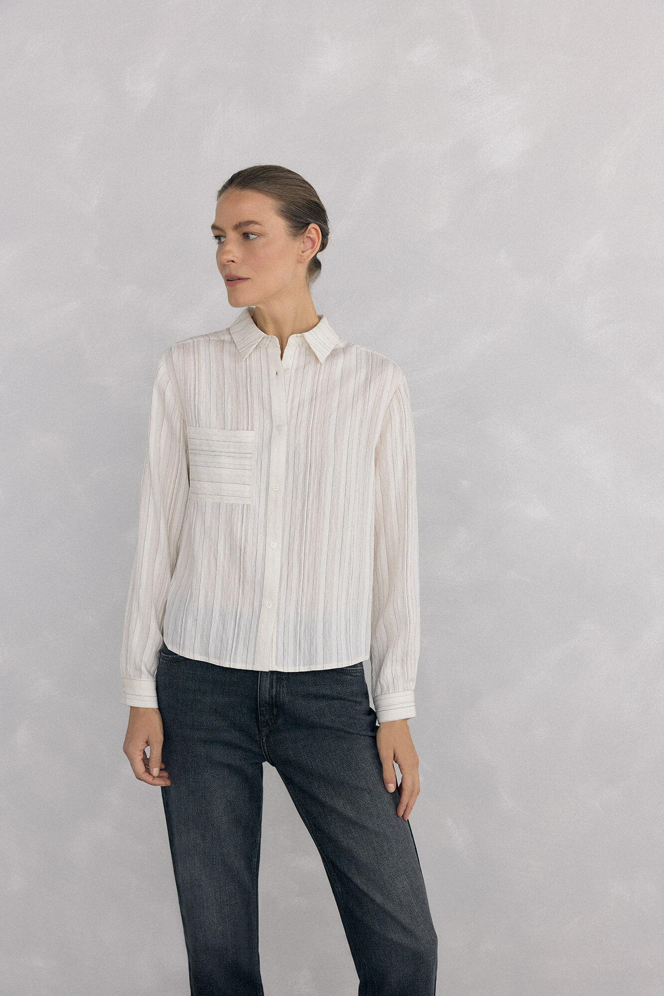 Pedro del Hierro Camisa rayas corta