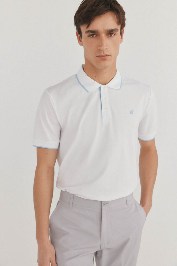 Pedro del Hierro Polo liso golf Blanco