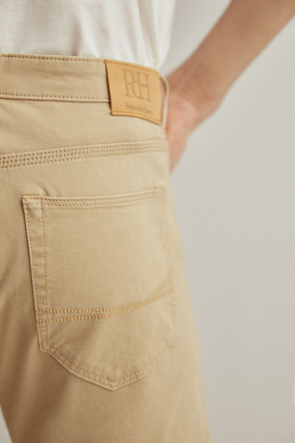 Pedro del Hierro Jeans TX Protect premium flex 5 bolsos cor slim Beige