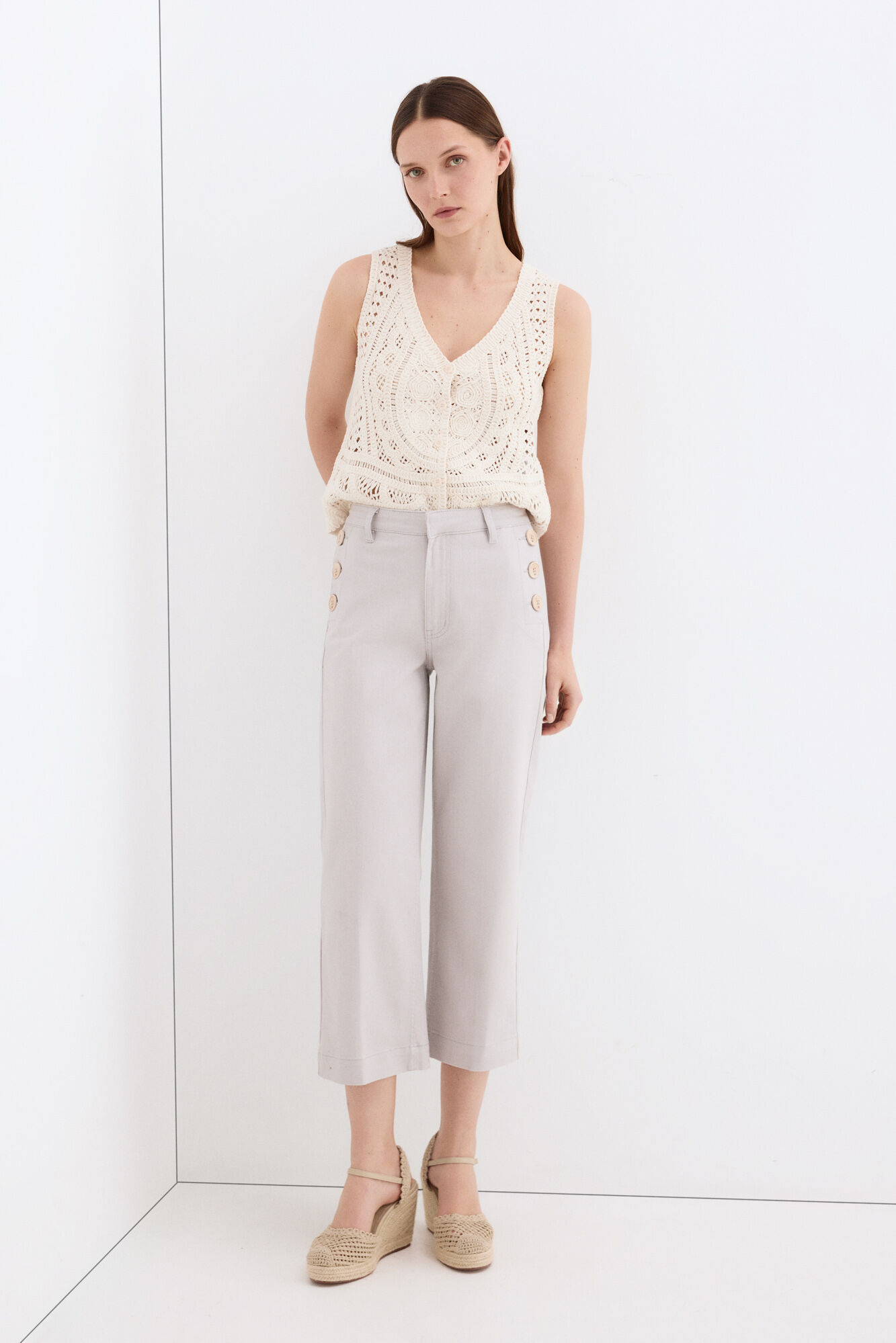 Pedro del Hierro Jeans perna larga capri