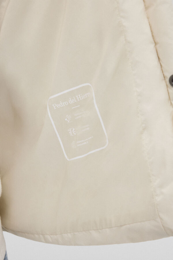 Pedro del Hierro Chaqueta acolchada Crudo