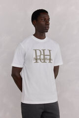 Pedro del Hierro Camiseta logo Blanco