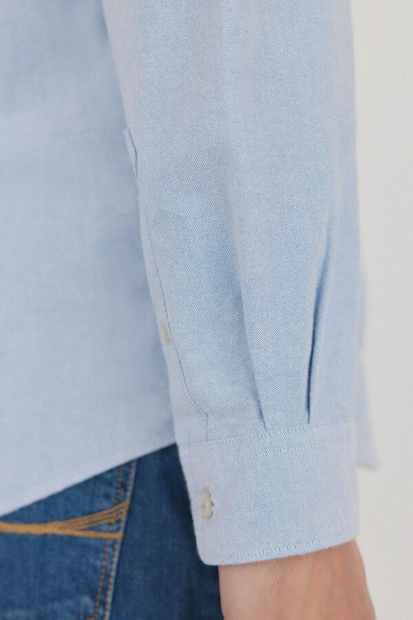 Pedro del Hierro Camisa iconic oxford liso Azul