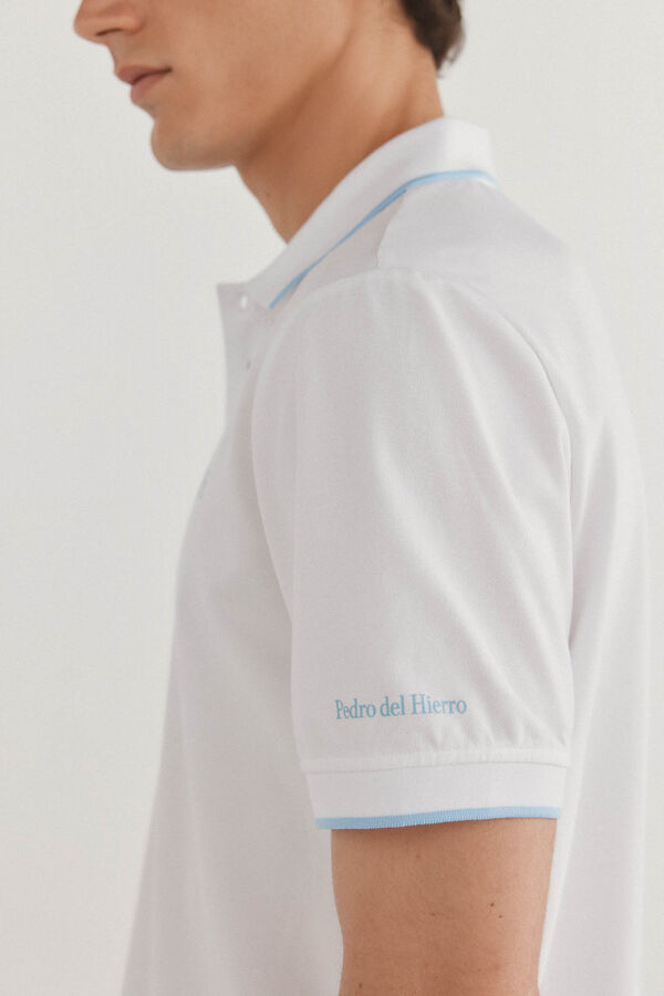 Pedro del Hierro Polo liso golf Blanco
