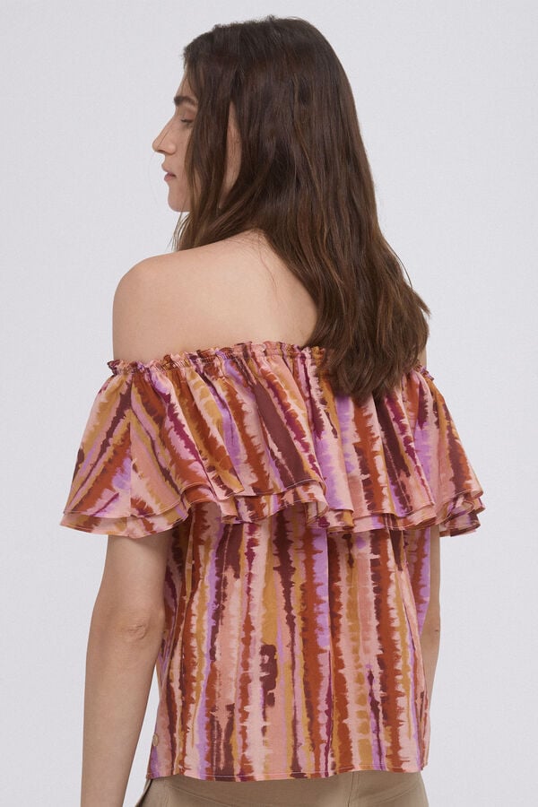 Pedro del Hierro Top off shoulders estampado Varios