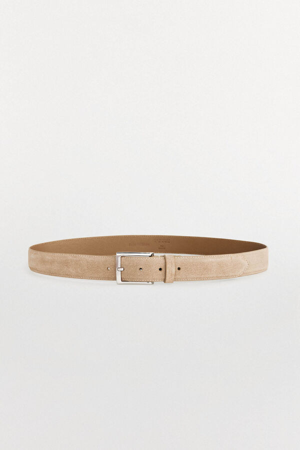 Pedro del Hierro Cintur&oacute;n piel sport Gris