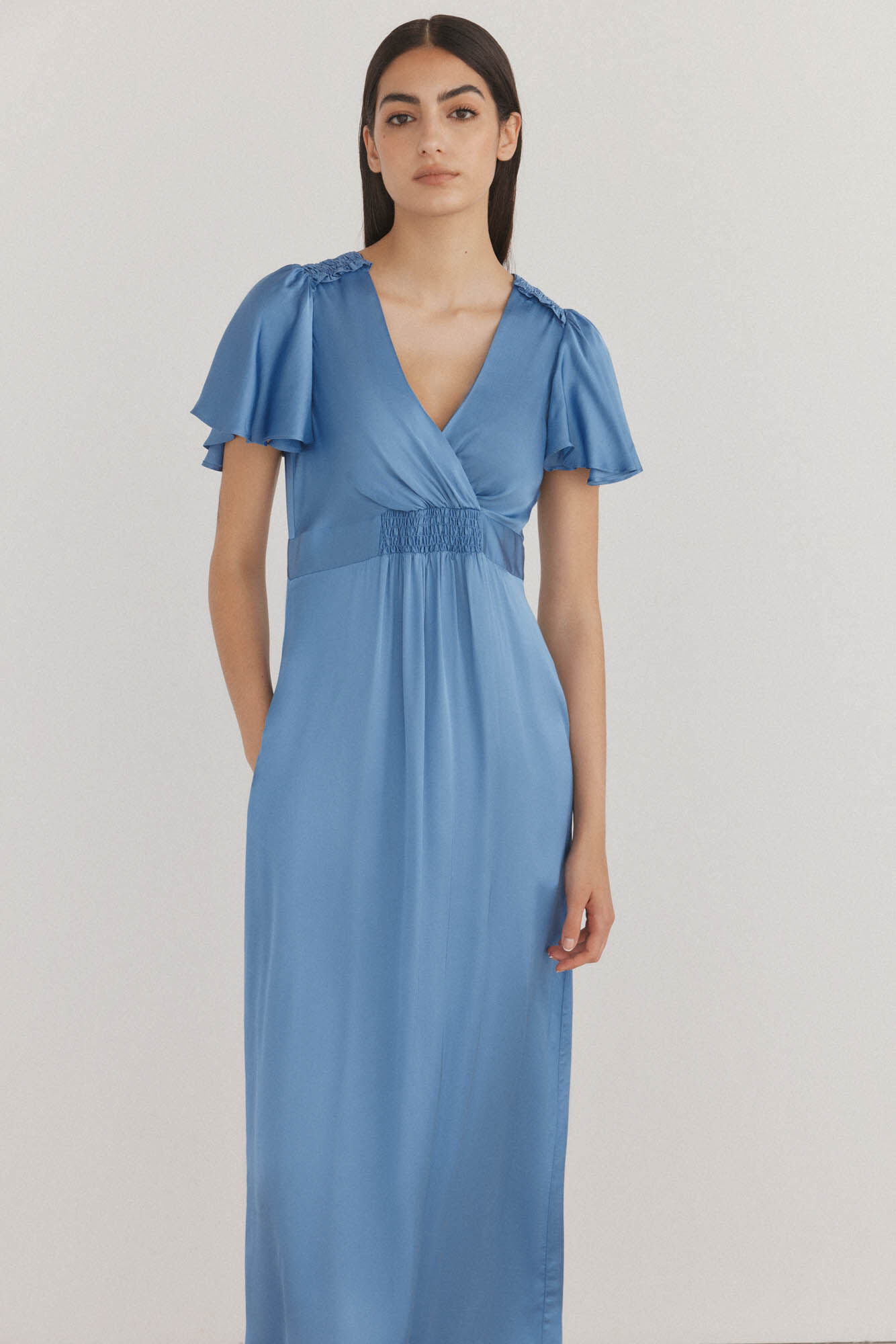 Pedro del Hierro Vestido sat&eacute;n