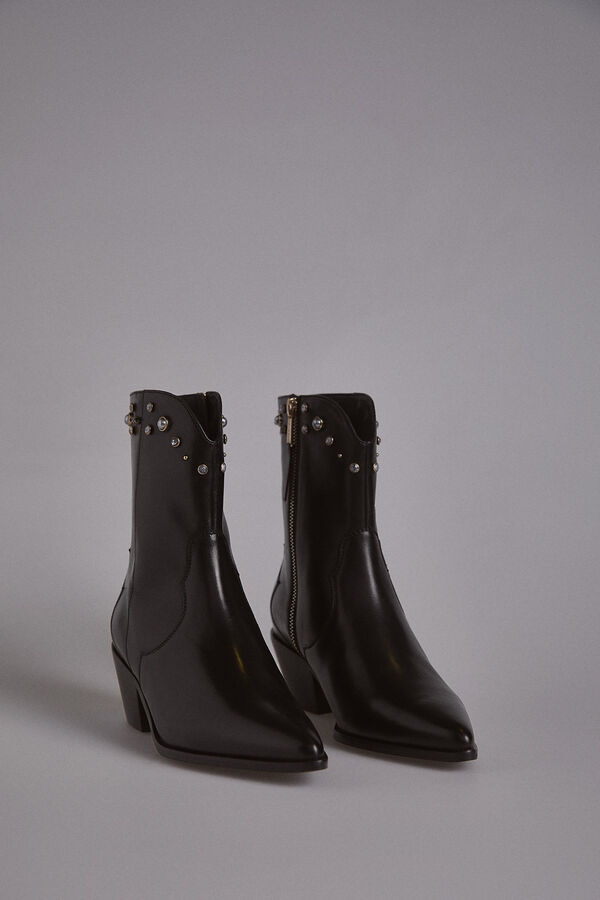 Pedro del Hierro Bota biker negra Negro