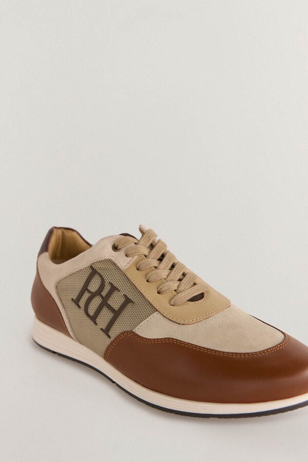 Pedro del Hierro Zapatilla icono piso goma Marr&oacute;n