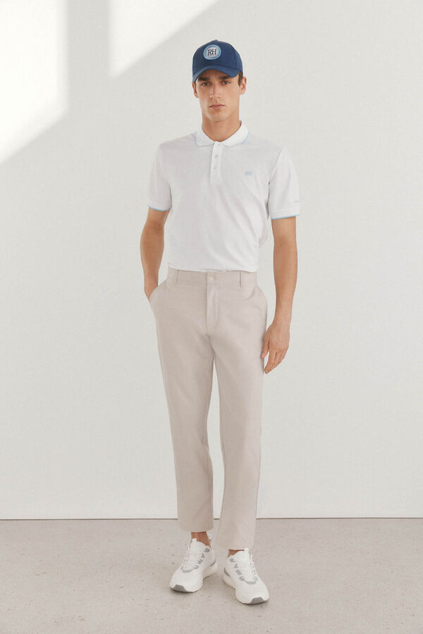 Pedro del Hierro Pantalones largos golf Beige