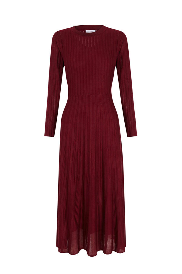 Pedro del Hierro Vestido de punto canal&eacute; Morado