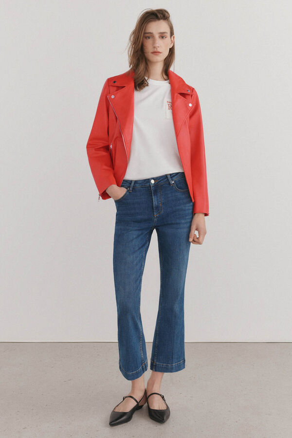 Pedro del Hierro Camiseta b&aacute;sica logo Blanco