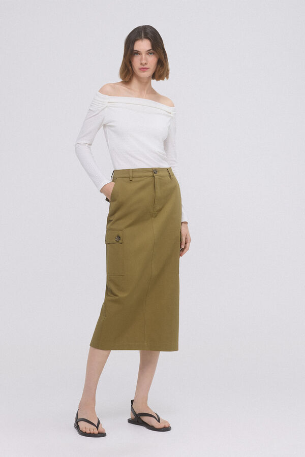 Pedro del Hierro Falda cargo Verde