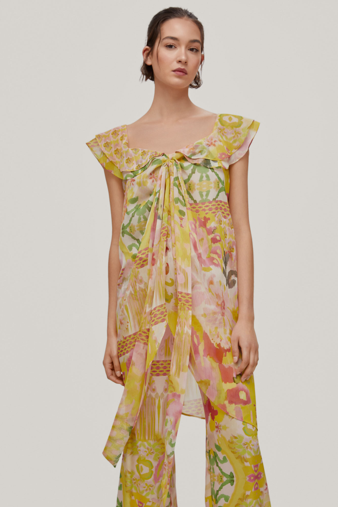 Pedro del Hierro Folhos estampados