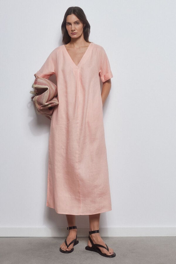 Pedro del Hierro Tunica lino Rojo