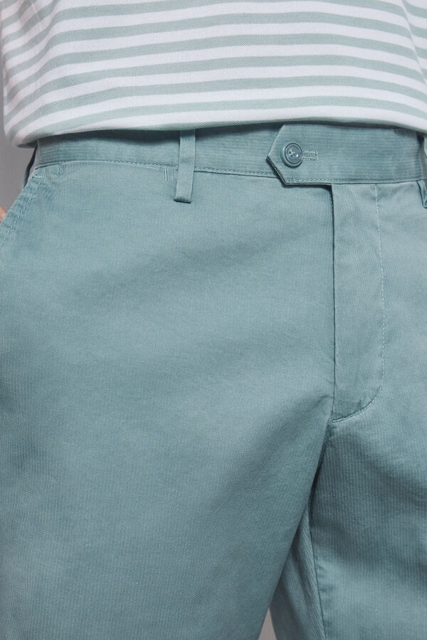 Pedro del Hierro Cal&ccedil;as bermuda chino premium flex  Turquesa