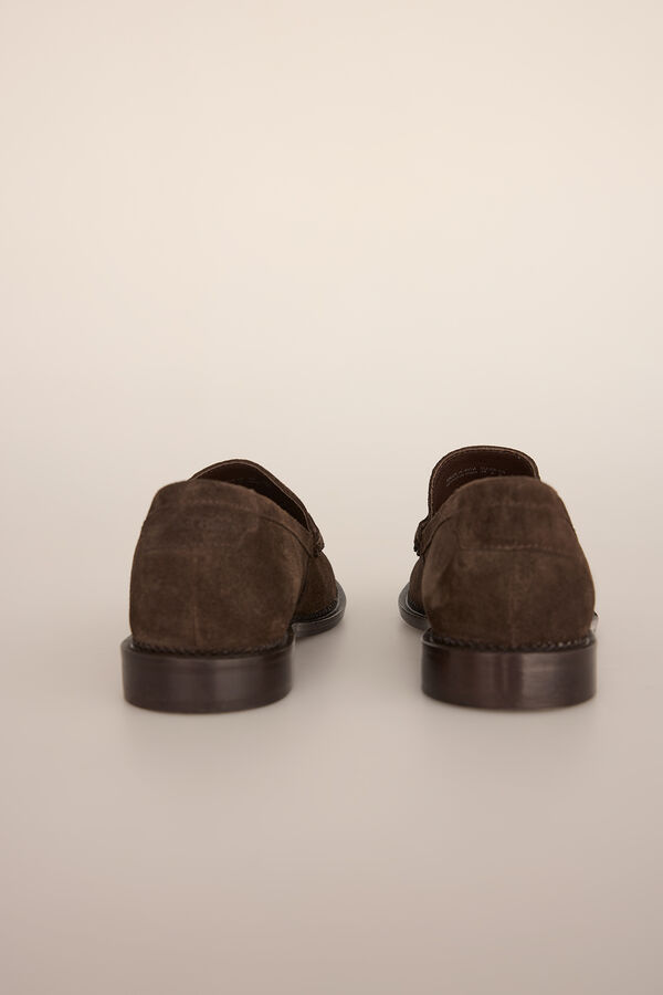Pedro del Hierro Mocas&iacute;n ante marr&oacute;n Marr&oacute;n