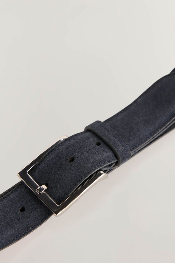 Pedro del Hierro Cintur&oacute;n piel sport Azul