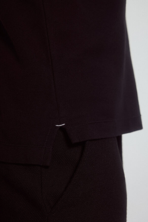 Pedro del Hierro Polo b&aacute;sico slim Negro