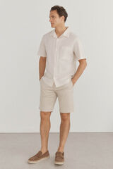 Pedro del Hierro Cal&ccedil;as bermuda chino premium flex  Beige